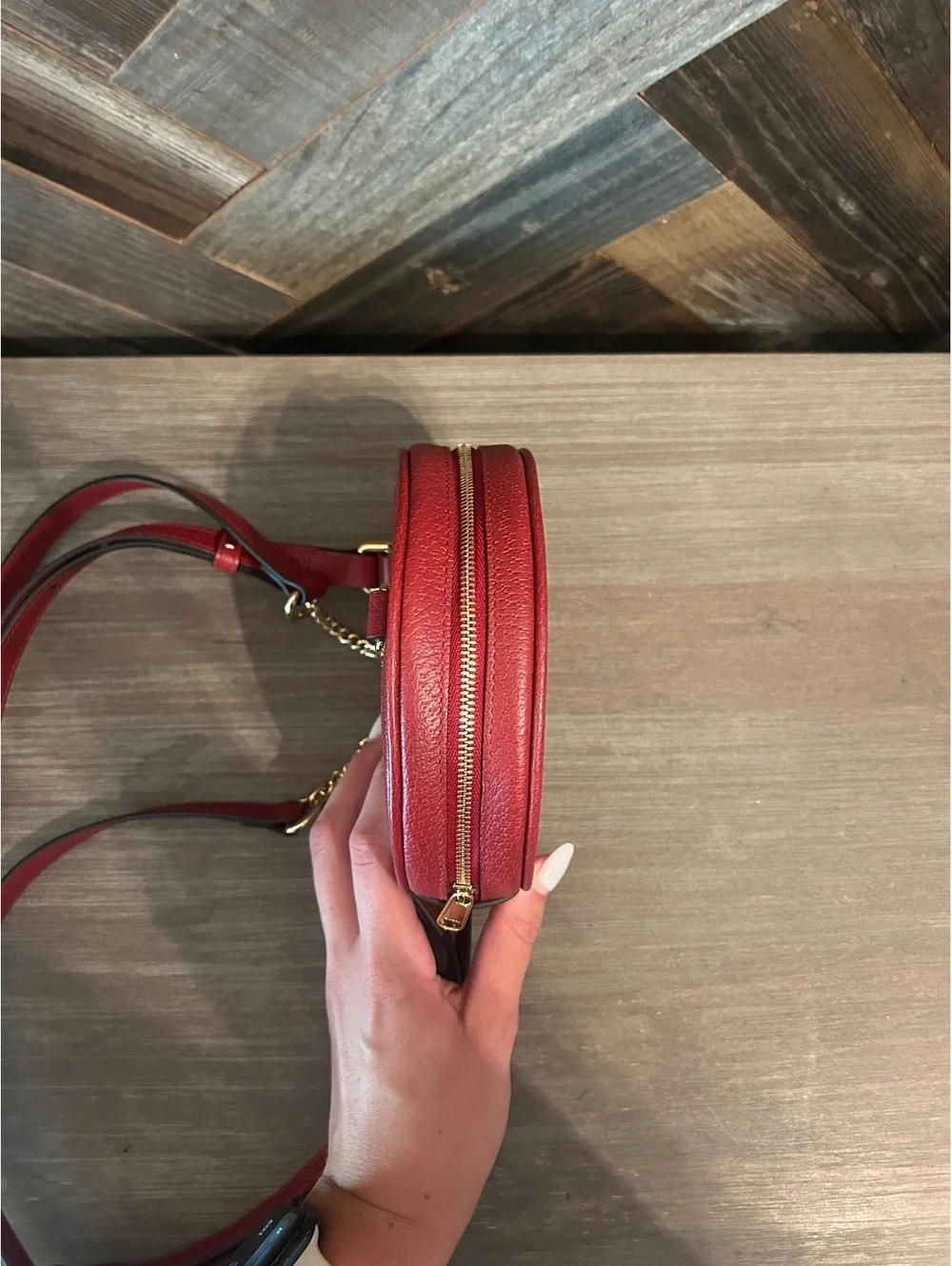 Gucci Mini GG Supreme Flora Round Ophidia Backpack